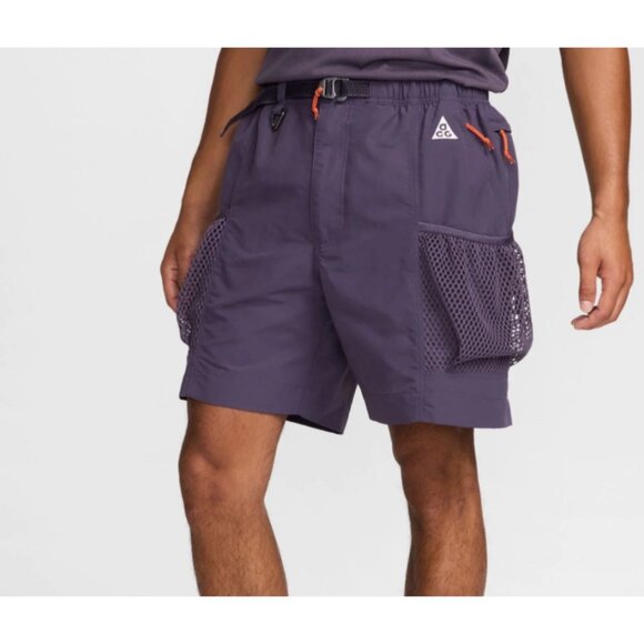 Nike ACG Snowgrass Cargo Shorts DV9405-573 Size XL Purple - Picture 6 of 6